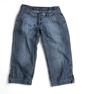 Vintage Guga jeans - capri with snaps size 28
